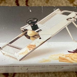 Matfer Mandoline w/3 Juliene Blades Stainless Steel Mandoline w/Pusher - 2nd MD!